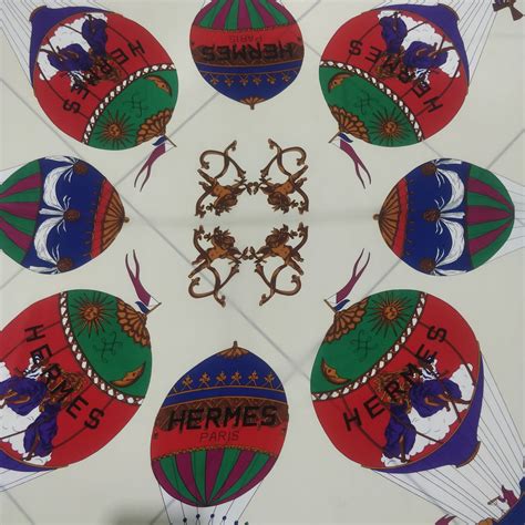 Vintage Balloon Scarf by Hermès 